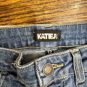 Katie J NYC kids Blue High-Rise carpenter stretch Jeans